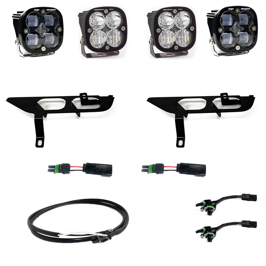 Ford, F150, (21-On), FPK, SAE Clear/Pro DC Up w/ DRL Baja Designs