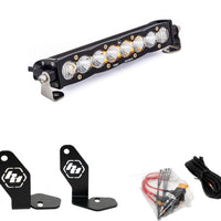 Polaris Pro-R S8 10 Inch Hood Mount Kit Clear Baja Designs