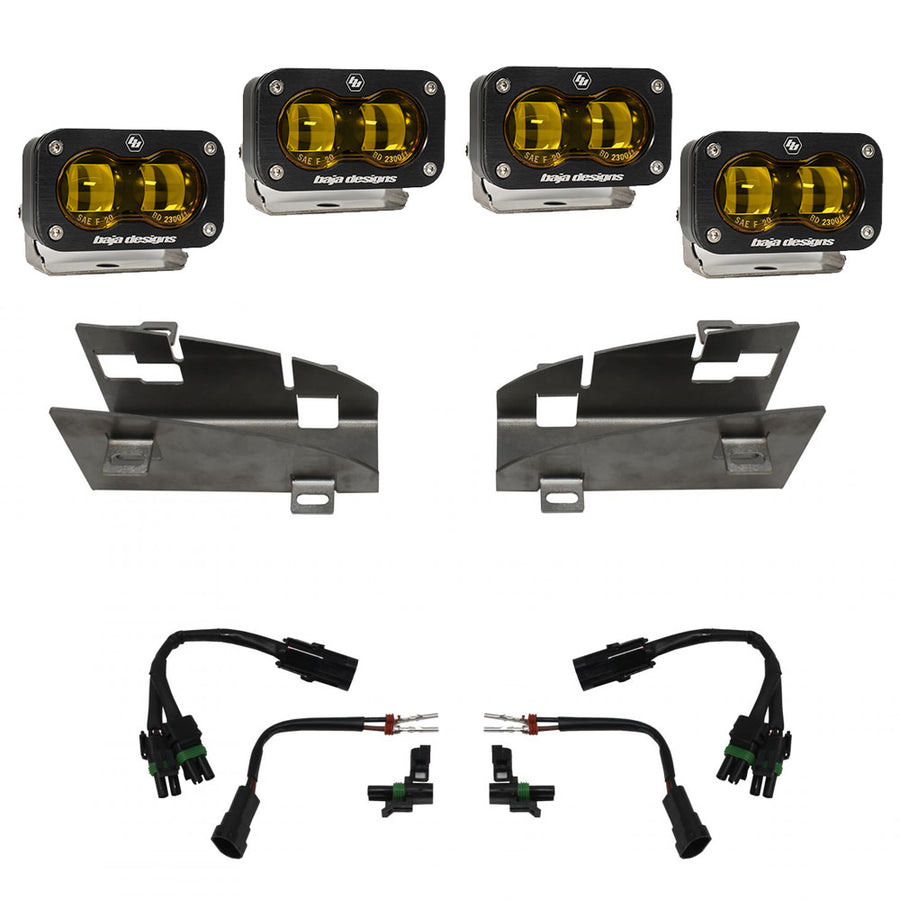 Dodge Ram Rebel/TRX (19-Present) Dual S2 SAE Baja Amber FPK Baja Designs