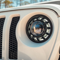 Morimoto Super7 Headlights: Jeep JL / JT (18+ / Set)
