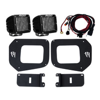 Rigid Industries 16-17 Toyota Tacoma Fog Light Mount Kit Includes 2 SAE D-Series Lights D-Series Pro RIGID Industries