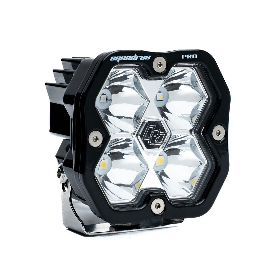 Squadron 2.0 Pro Black LED Auxiliary Light Pod Universal Clear Spot Baja Designs
