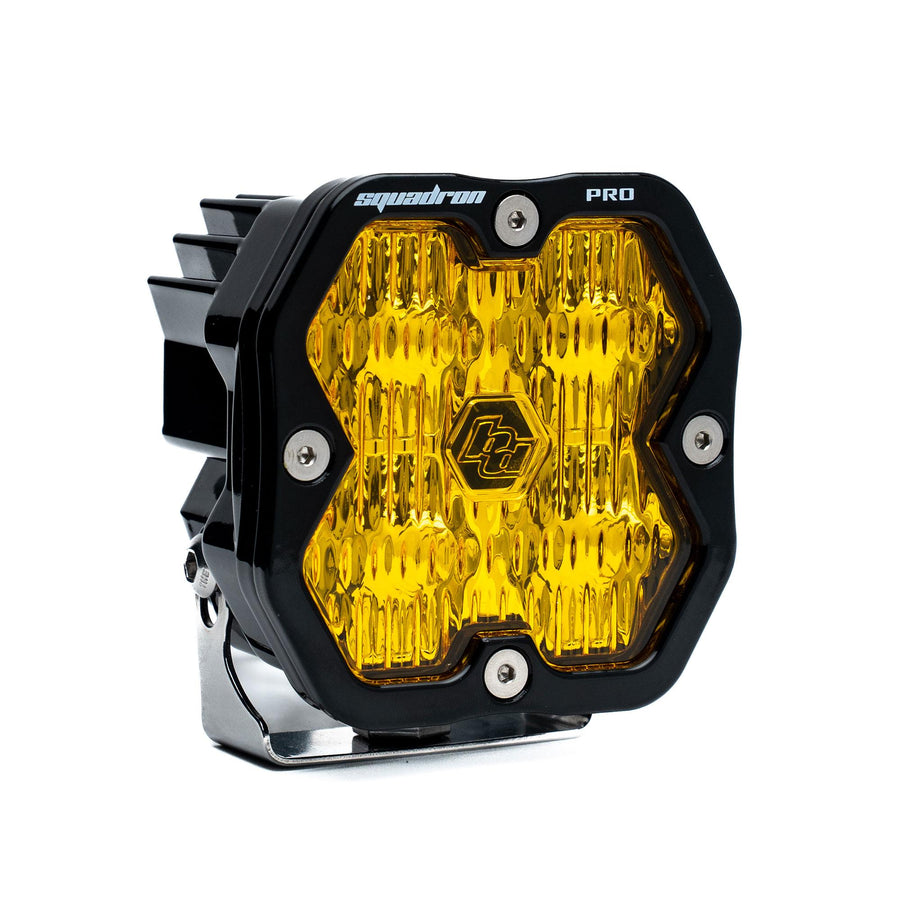 Squadron 2.0 Pro Black LED Auxiliary Light Pod Universal Baja Amber Wide Cornering Baja Designs