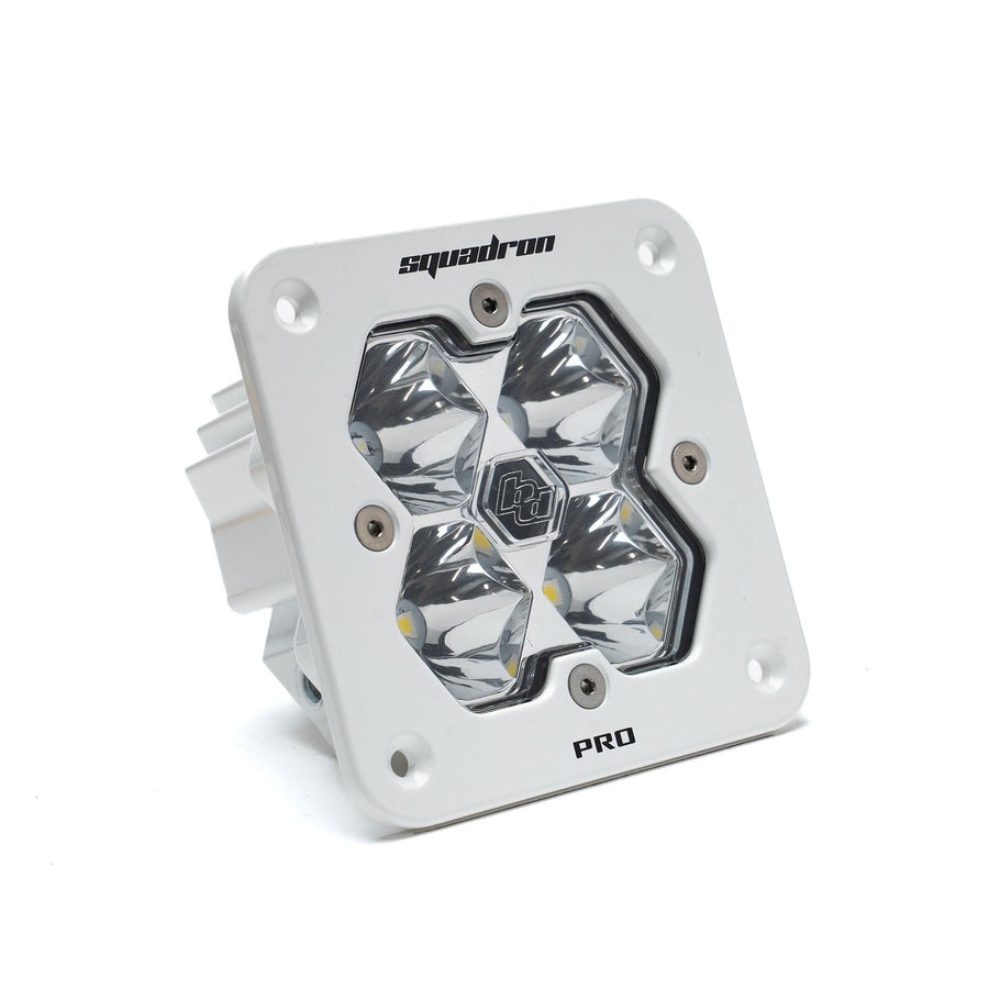 Squadron 2.0 Pro White Flush Mount LED Auxiliary Light Pod Universal Clear Spot Baja Designs