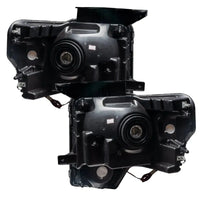 2009-2014 Ford F-150 Pre-Assembled Halo Headlights - Non HID - Chrome Housing