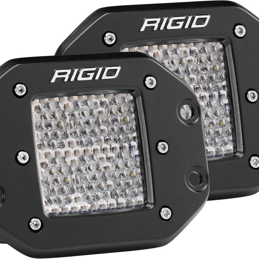 Rigid Industries Diffused Flush Mount Pair D-Series Pro RIGID Industries
