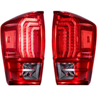 Morimoto XB LED Tail Lights: Toyota Tacoma (16-23 / Red Lens / Set)