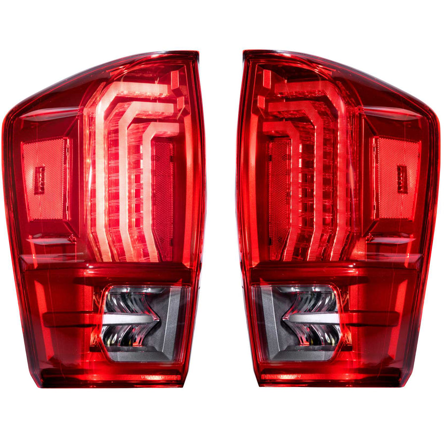 Morimoto XB LED Tail Lights: Toyota Tacoma (16-23 / Red Lens / Set)
