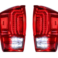 Morimoto XB LED Tail Lights: Toyota Tacoma (16-23 / Red Lens / Set)