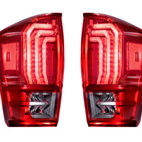 Morimoto XB LED Tail Lights: Toyota Tacoma (16-23 / Red Lens / Set)