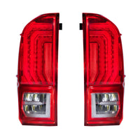 Morimoto XB LED Tail Lights: Toyota Tacoma (16-23 / Red Lens / Set)
