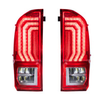Morimoto XB LED Tail Lights: Toyota Tacoma (16-23 / Red Lens / Set)