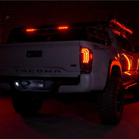 Morimoto XB LED Tail Lights: Toyota Tacoma (16-23 / Red Lens / Set)