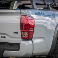 Morimoto XB LED Tail Lights: Toyota Tacoma (16-23 / Red Lens / Set)