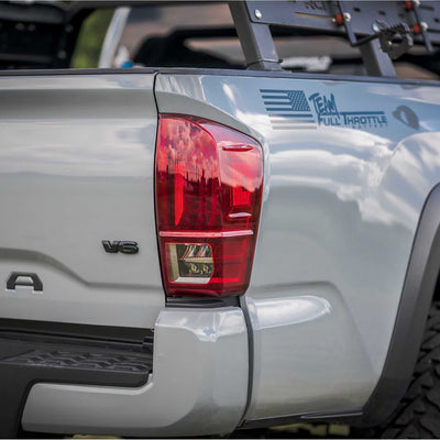 Morimoto XB LED Tail Lights: Toyota Tacoma (16-23 / Red Lens / Set)