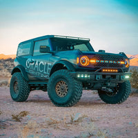 2021-2024 Ford Bronco Triple LED Fog Light Kit for Steel Bumper