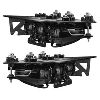 2021-2024 Ford Bronco Off Road LASER Auxiliary Lights + LED Fog Light Kit for Steel Bumper