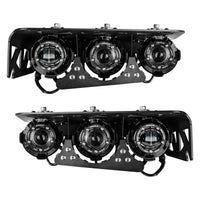 2021-2024 Ford Bronco Off Road LASER Auxiliary Lights + LED Fog Light Kit for Steel Bumper