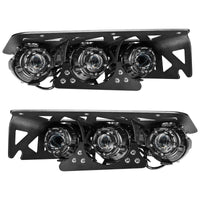 2021-2024 Ford Bronco Off Road LASER Auxiliary Lights + LED Fog Light Kit for Steel Bumper