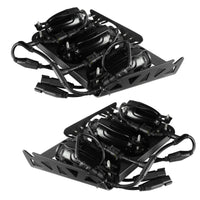 2021-2024 Ford Bronco Off Road LASER Auxiliary Lights + LED Fog Light Kit for Steel Bumper