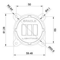 60mm 15W Fog Beam LED Emitter Module