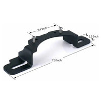 LED Fog Light Adapter Brackets for Steel Bumper Wrangler