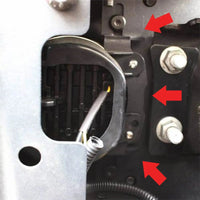 LED Fog Light Adapter Brackets for Steel Bumper Wrangler