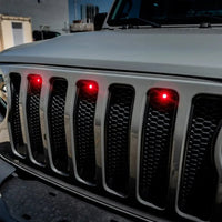 Pre-Runner Style LED Grill Light Kit for Jeep Wrangler JL
