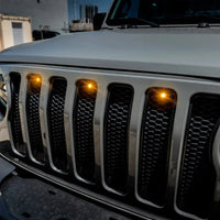 Pre-Runner Style LED Grill Light Kit for Jeep Wrangler JL