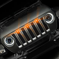 Pre-Runner Style LED Grill Light Kit for Jeep Wrangler JL