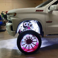 White Underbody Wheel Well Rock Light Kit.