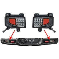 Rear Bumper LED Reverse Lights for Jeep Gladiator JT