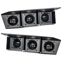 2021-2024 Ford Bronco Triple LED Fog Light Kit for Steel Bumper