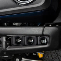 2021-2024 Ford Bronco Triple LED Fog Light Kit for Steel Bumper