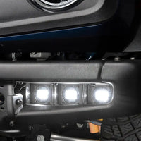 2021-2024 Ford Bronco Triple LED Fog Light Kit for Steel Bumper
