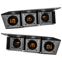 2021-2024 Ford Bronco Triple LED Fog Light Kit for Steel Bumper