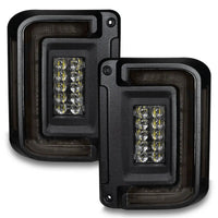 V2 | 2007-2017 Jeep Wrangler JK Flush Mount LED Tail Lights | Low-Profile Trail Protection