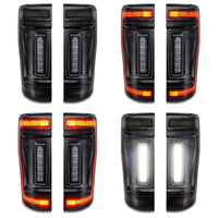 Flush Mount LED Tail Lights for 2017-2022 Ford F-250/350 Superduty