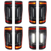 Flush Mount LED Tail Lights for 2017-2022 Ford F-250/350 Superduty