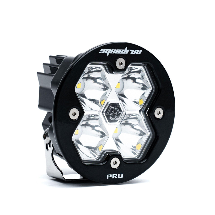 Squadron-R 2.0 Pro Black LED Auxiliary Light Pod Universal Clear Spot Baja Designs
