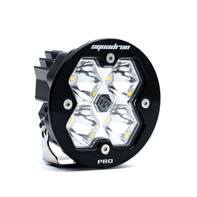 Squadron-R 2.0 Pro Black LED Auxiliary Light Pod Universal Clear Spot Baja Designs