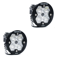 Squadron-R 2.0 Pro Black LED Auxiliary Light Pod Pair (No Harness) Universal Clear Wide Cornering Baja Designs