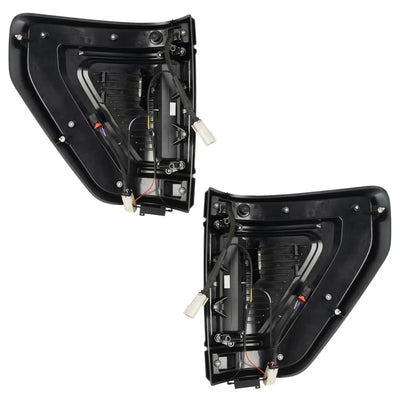 Rear product view of Flush Style LED Tail Lights for 2021-2024 Ford F-150