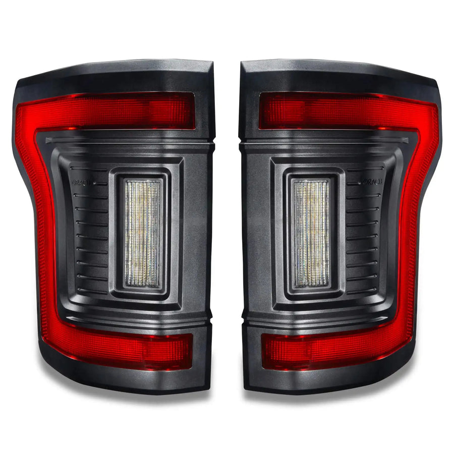 Front view of Flush Style LED Tail Lights for 2015-2020 Ford F-150
