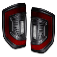 Angled view of Flush Style LED Tail Lights for 2014-2021 Toyota Tundra