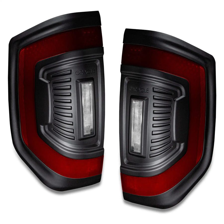Angled view of Flush Style LED Tail Lights for 2014-2021 Toyota Tundra