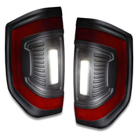 Angled view of Flush Style LED Tail Lights for 2014-2021 Toyota Tundra