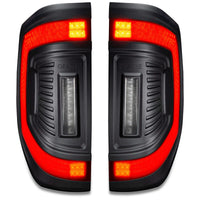 Angled view of Flush Style LED Tail Lights for 2014-2021 Toyota Tundra