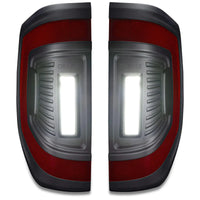 Angled view of Flush Style LED Tail Lights for 2014-2021 Toyota Tundra