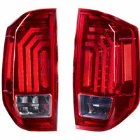 Morimoto XB LED Tail Lights: Toyota Tundra (14-21 / Red Lens / Set)